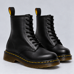 Hattie Lace-Up Ankle Boots - Black