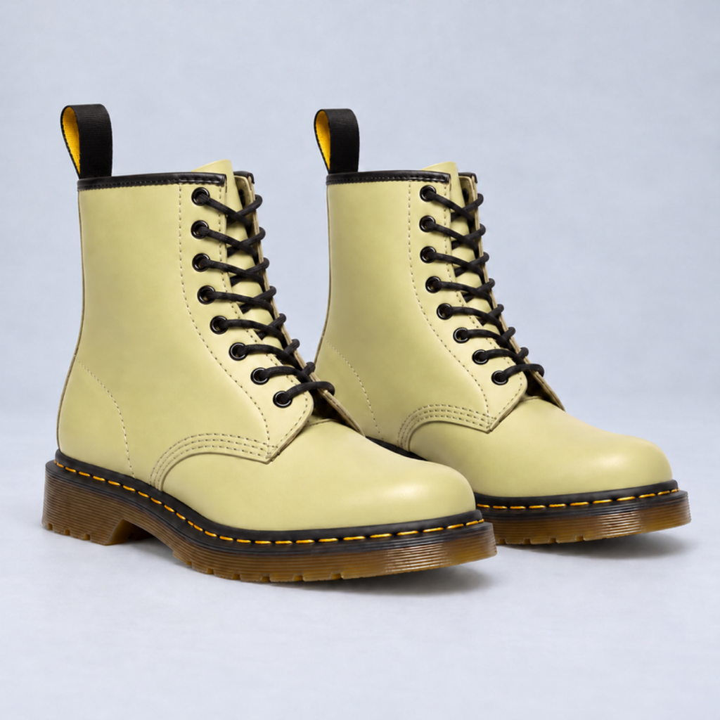 Hattie Lace-Up Ankle Boots - Beige