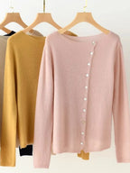 Kayla Classic Crew Neck Cardigan