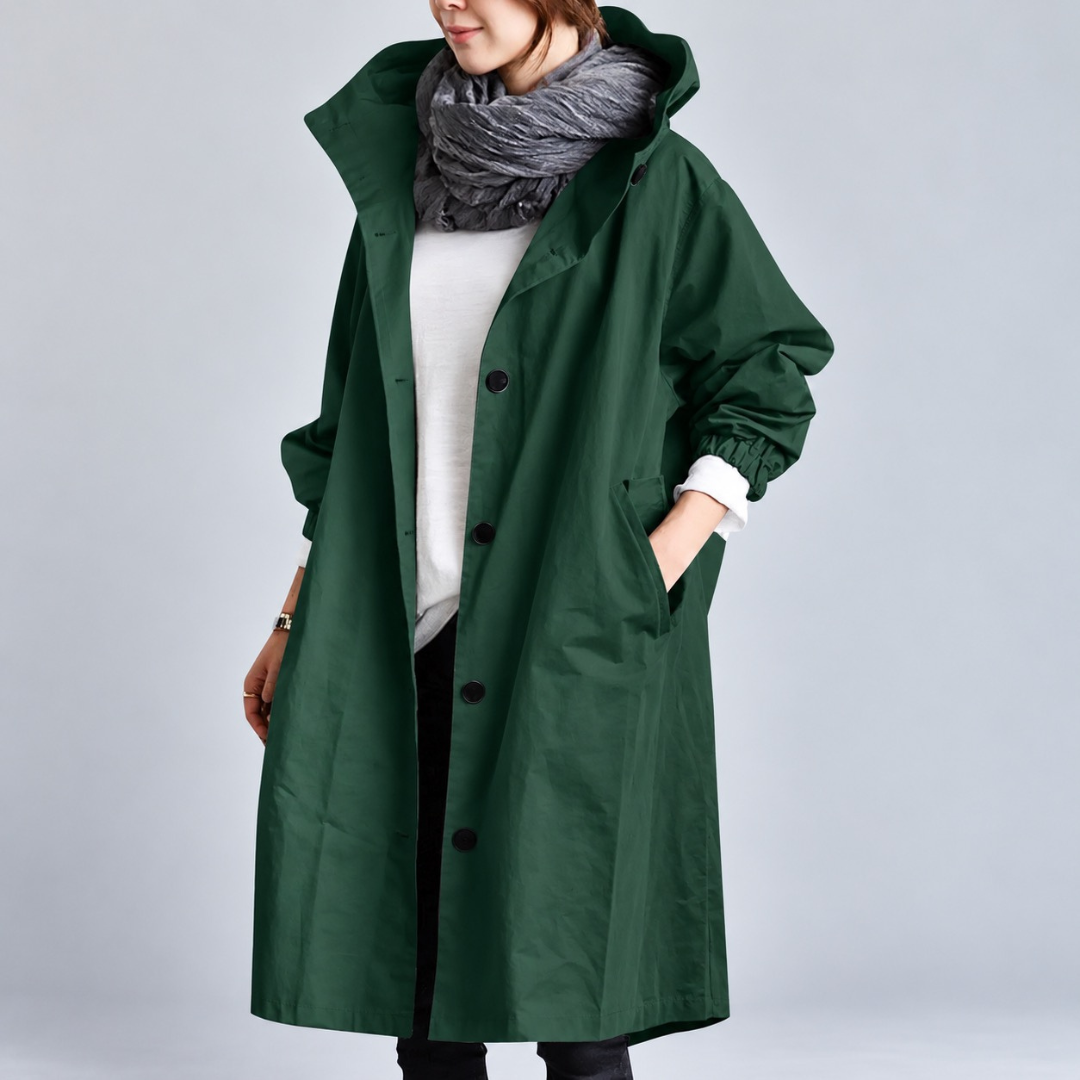 Maren Hooded Trench Coat