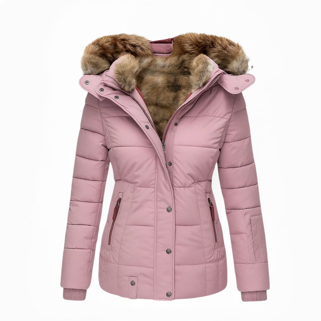 Sloane Hooded Quilted Winter Coat