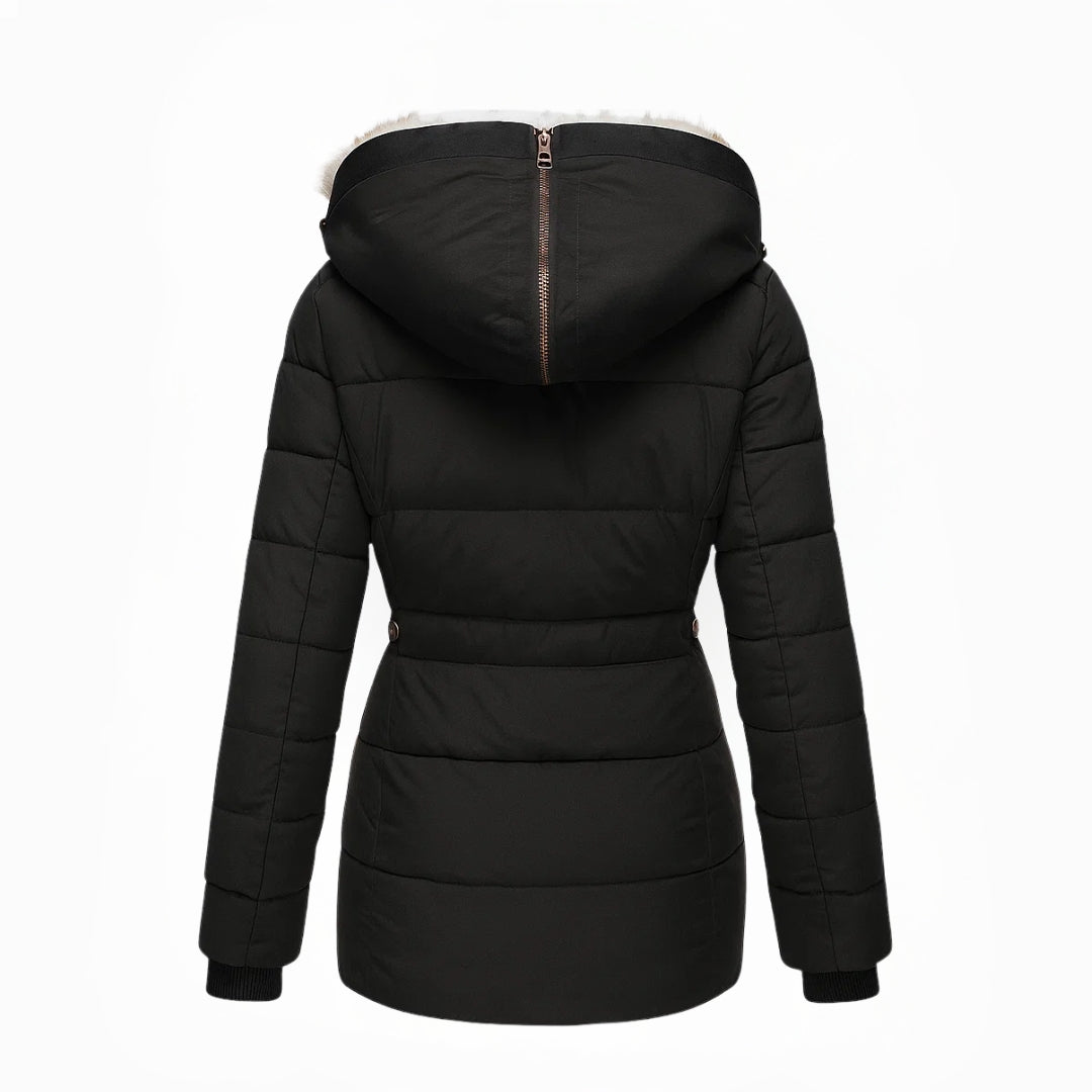 Sloane Hooded Quilted Winter Coat