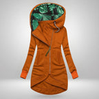 Lena Long Hooded Quilted Coat