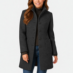 Beatrice Tailored Button Coat