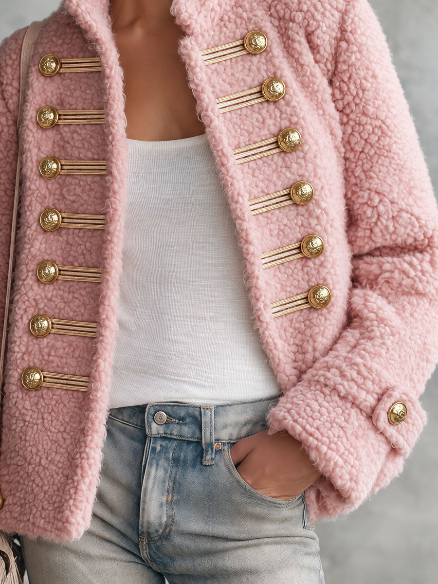 Blair Teddy Military Coat
