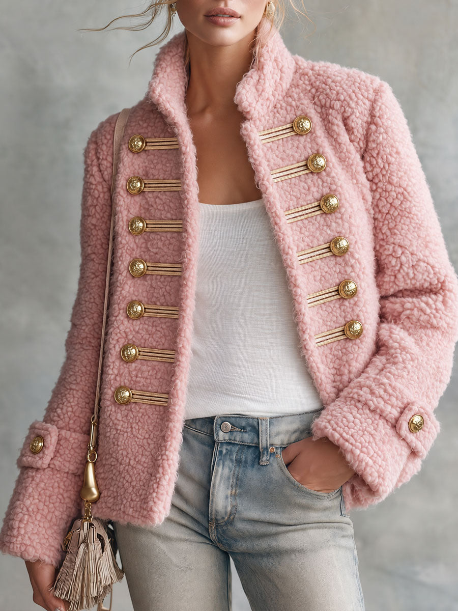 Blair Teddy Military Coat