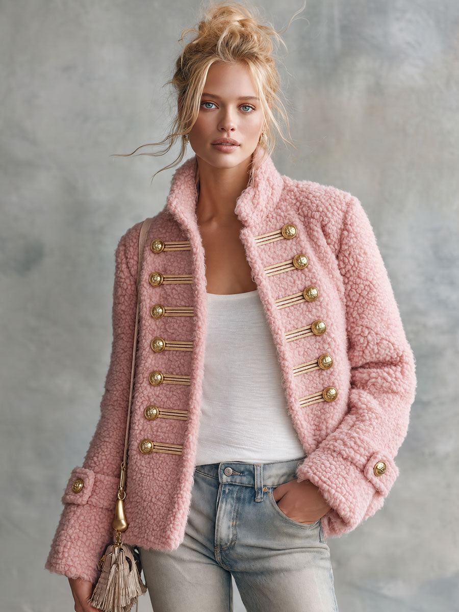 Blair Teddy Military Coat