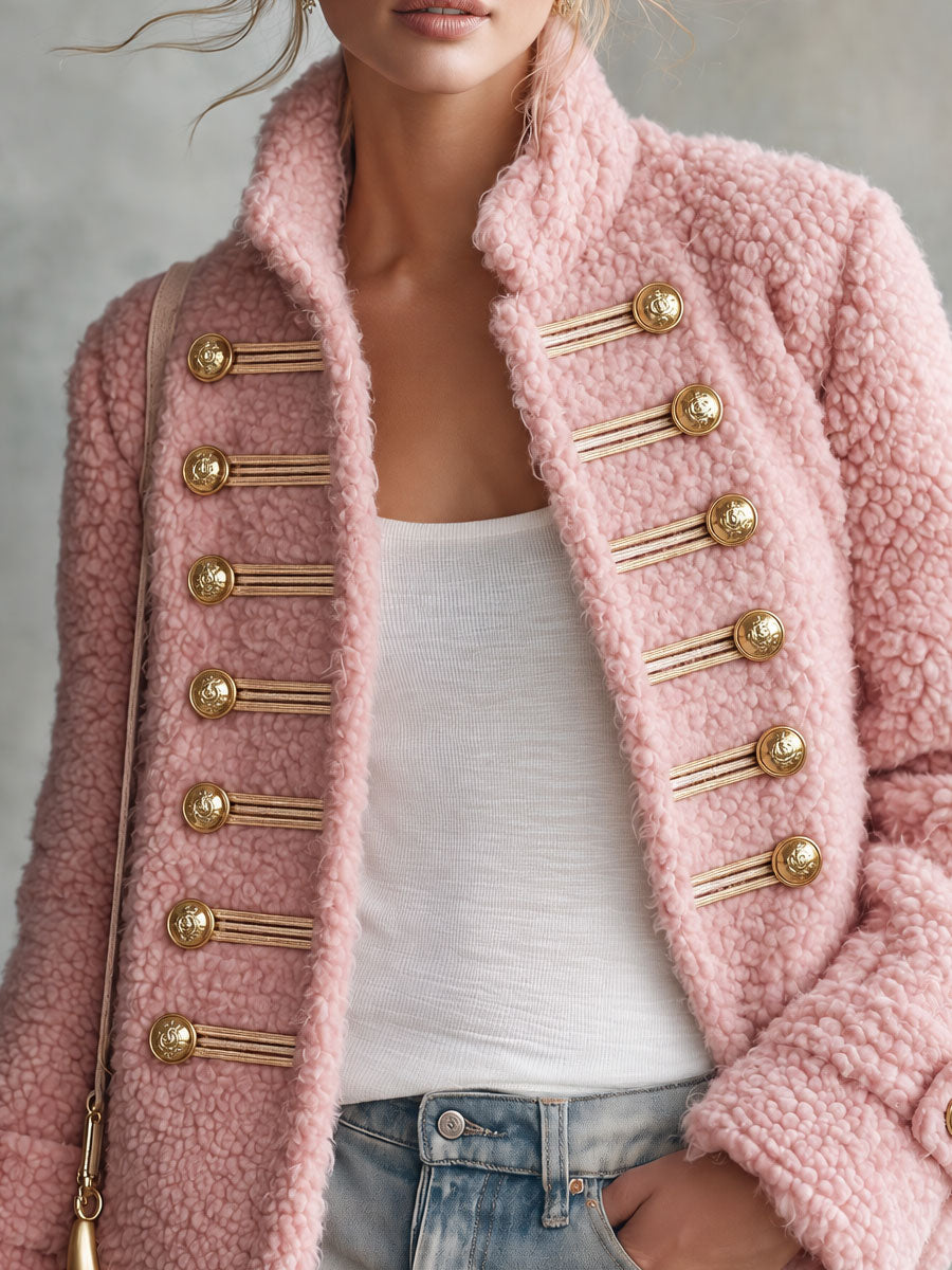 Blair Teddy Military Coat