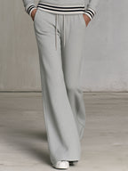 Sadie Half-Zip Sweatshirt & Wide-Leg Pants Set