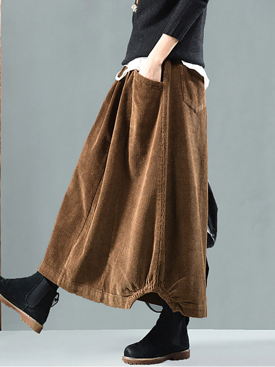 Rosalie Corduroy Midi Skirt