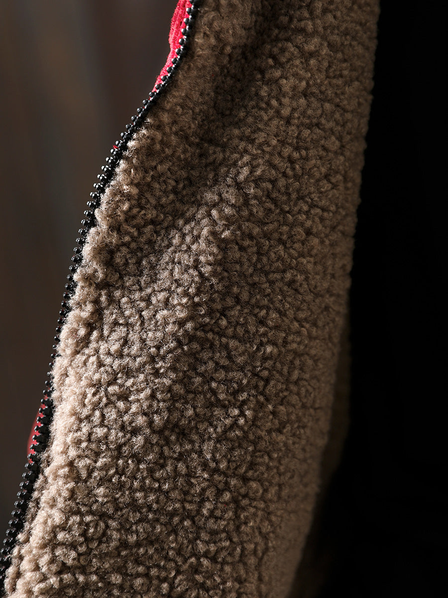Hazel Hooded Fleece Coat