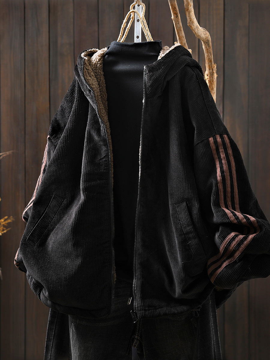 Hazel Hooded Fleece Coat