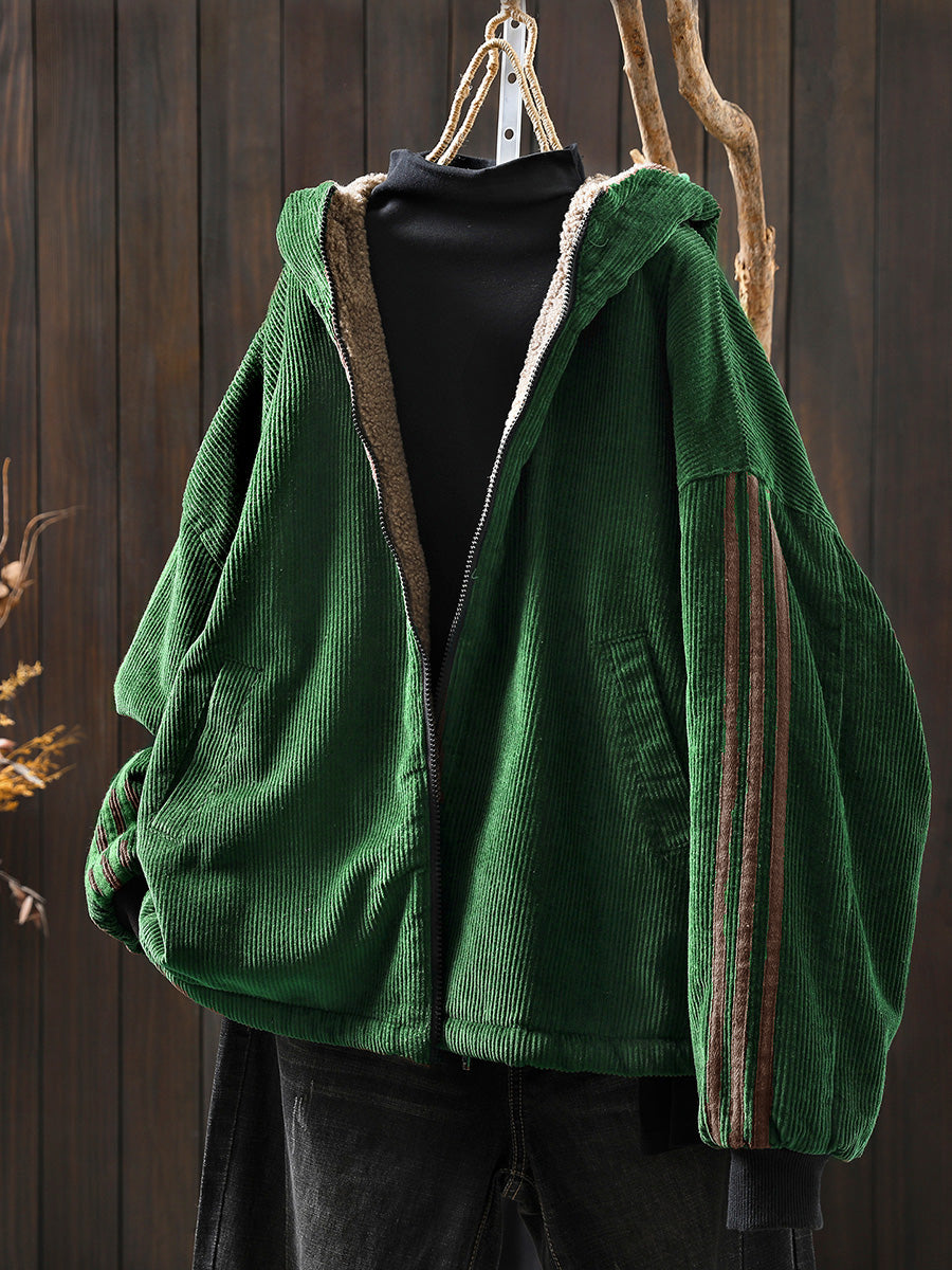Hazel Hooded Fleece Coat