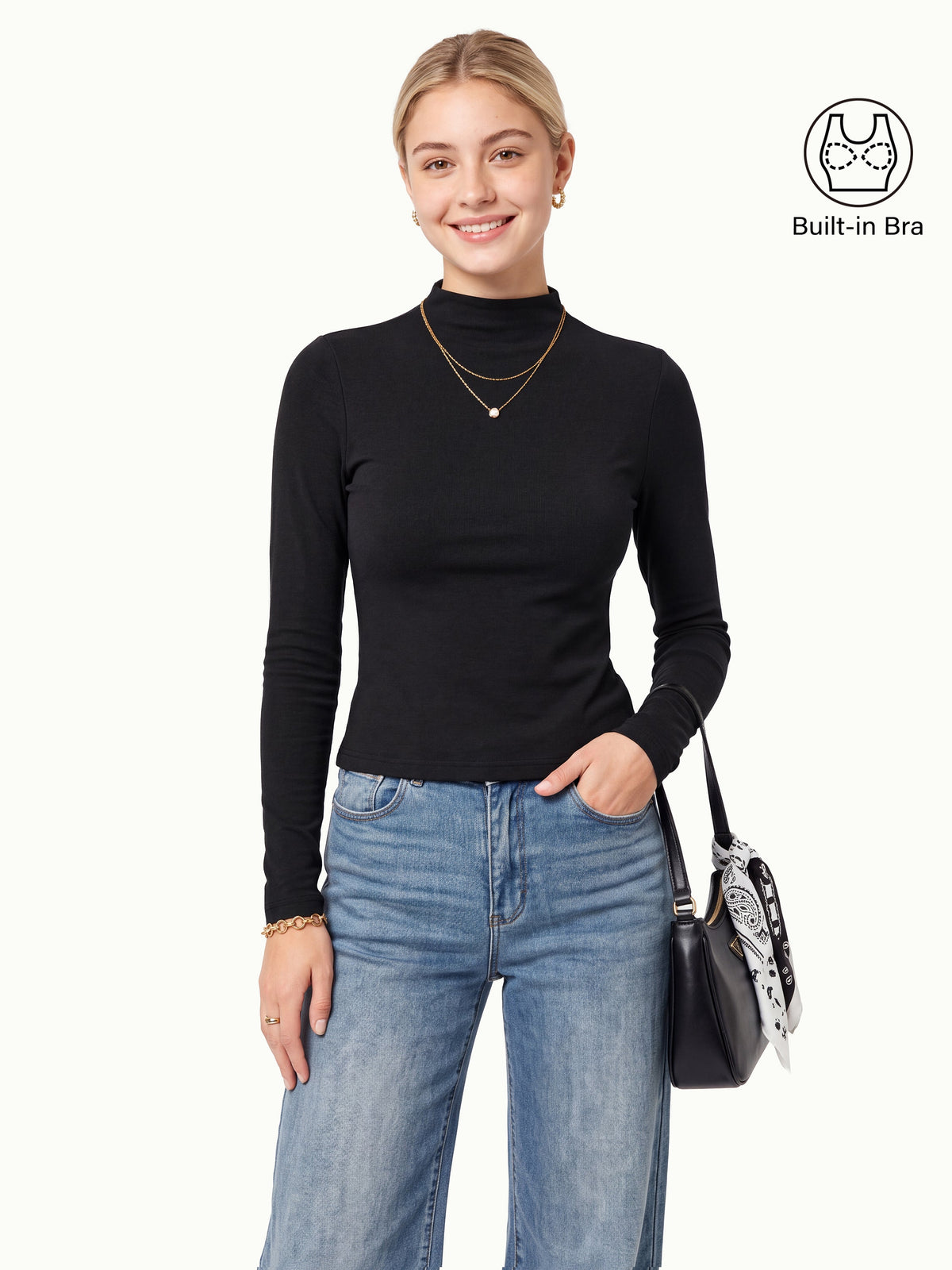 Noelle Built-In Bra Top