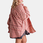 Willow Raw-Hem Flannel Shirt