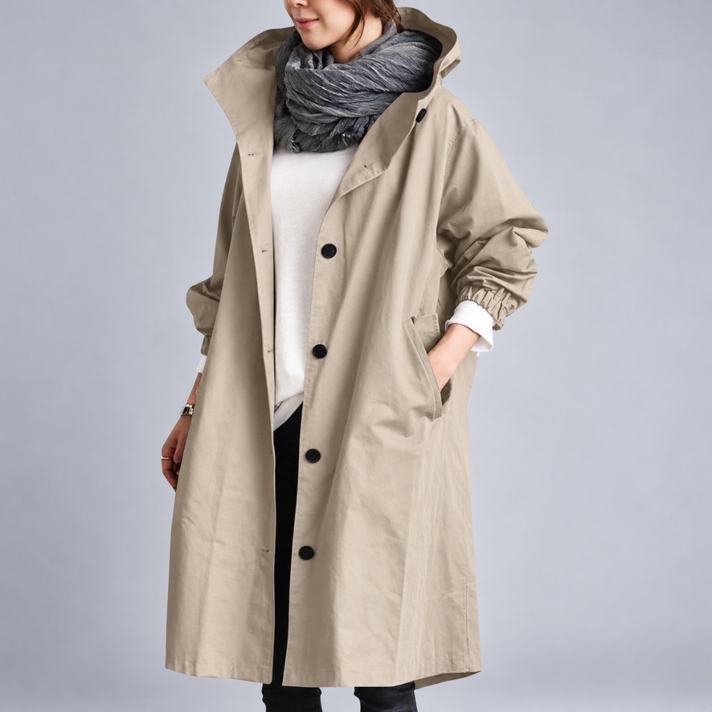 Maren Hooded Trench Coat