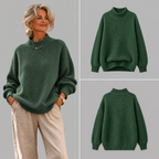 Ruth Mock Neck Knit Sweater