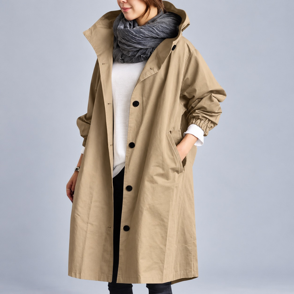 Maren Hooded Trench Coat