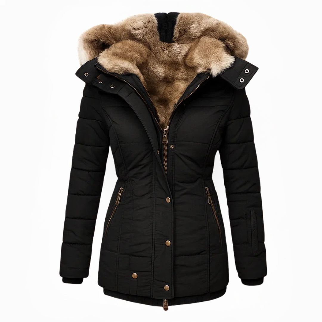 Sloane Hooded Quilted Winter Coat