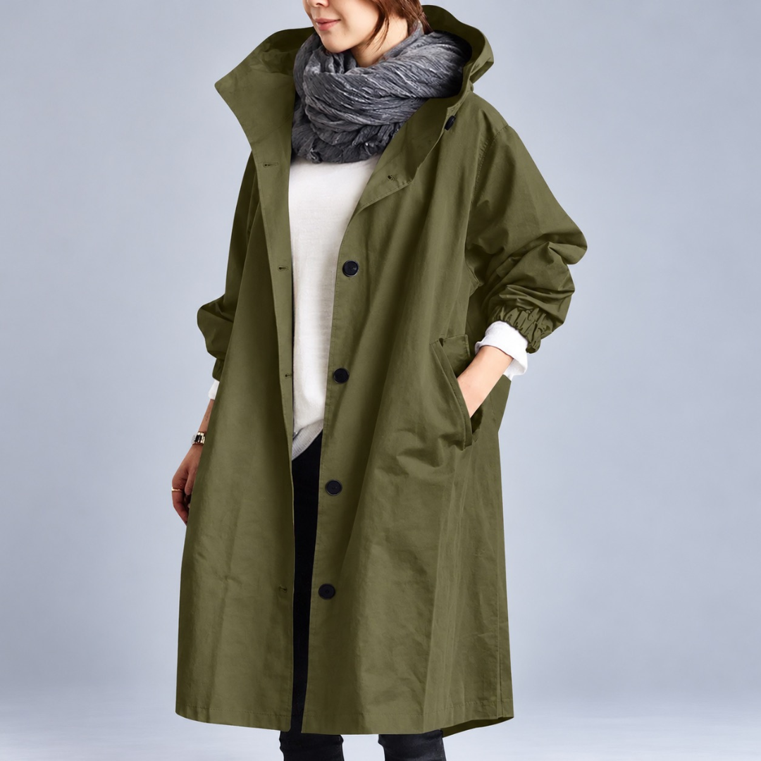 Maren Hooded Trench Coat