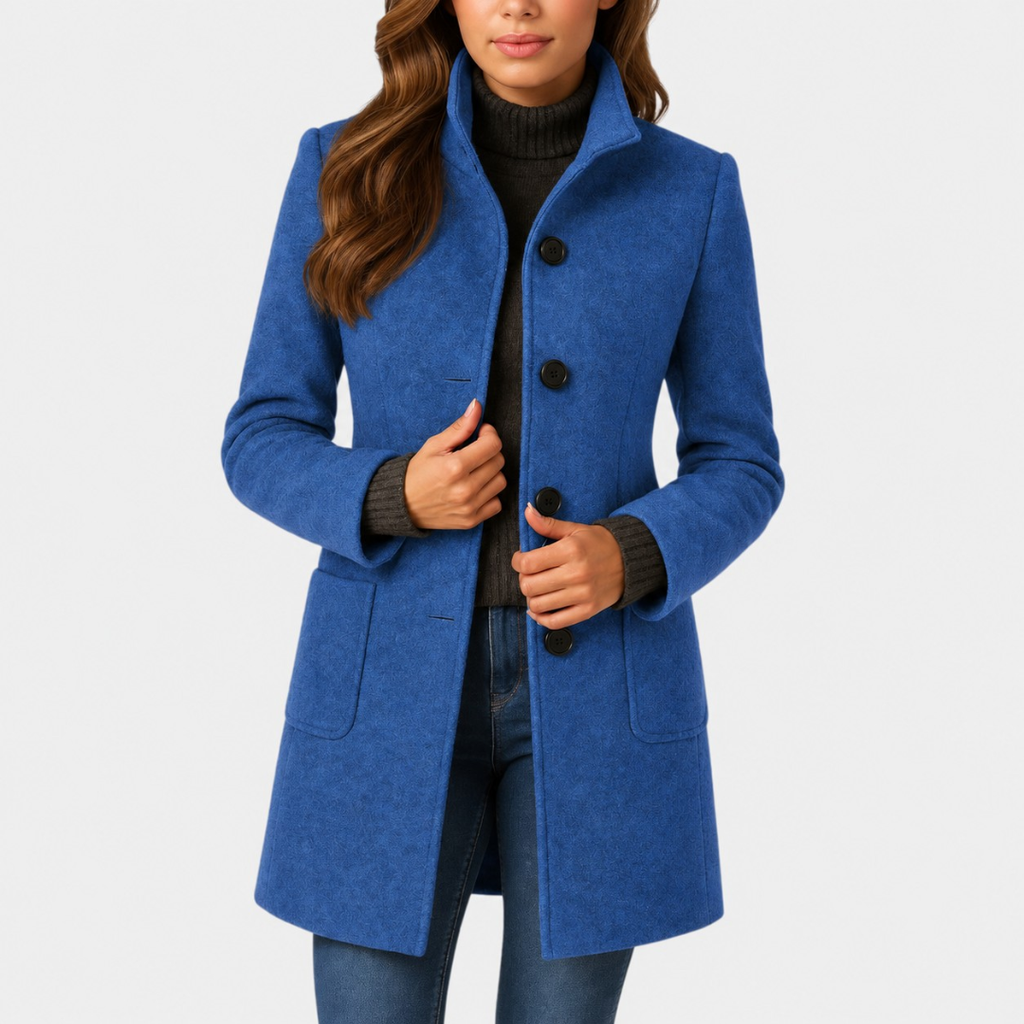 Beatrice Tailored Button Coat