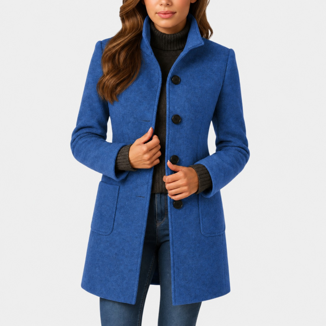 Beatrice Tailored Button Coat