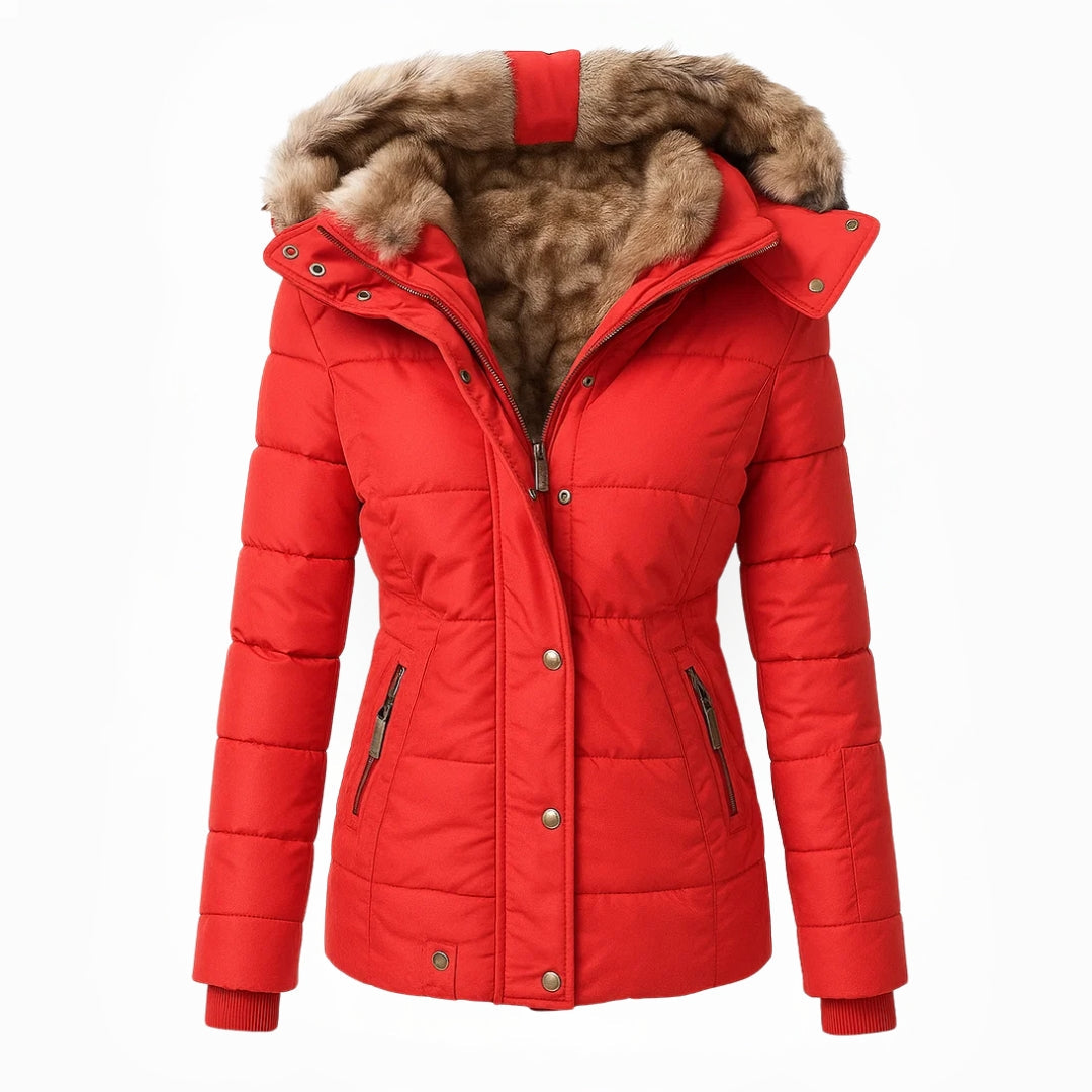 Sloane Hooded Quilted Winter Coat