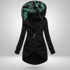 Lena Long Hooded Quilted Coat