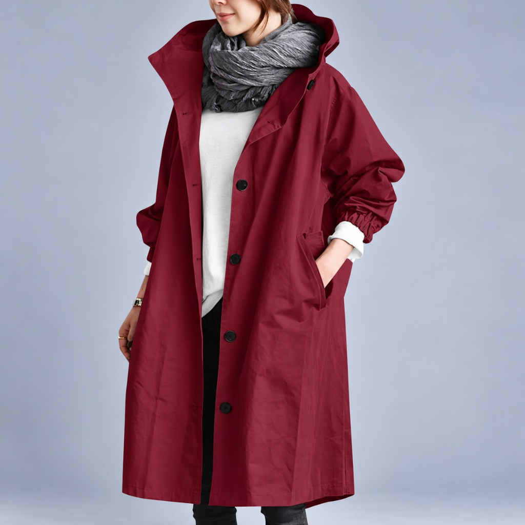 Maren Hooded Trench Coat
