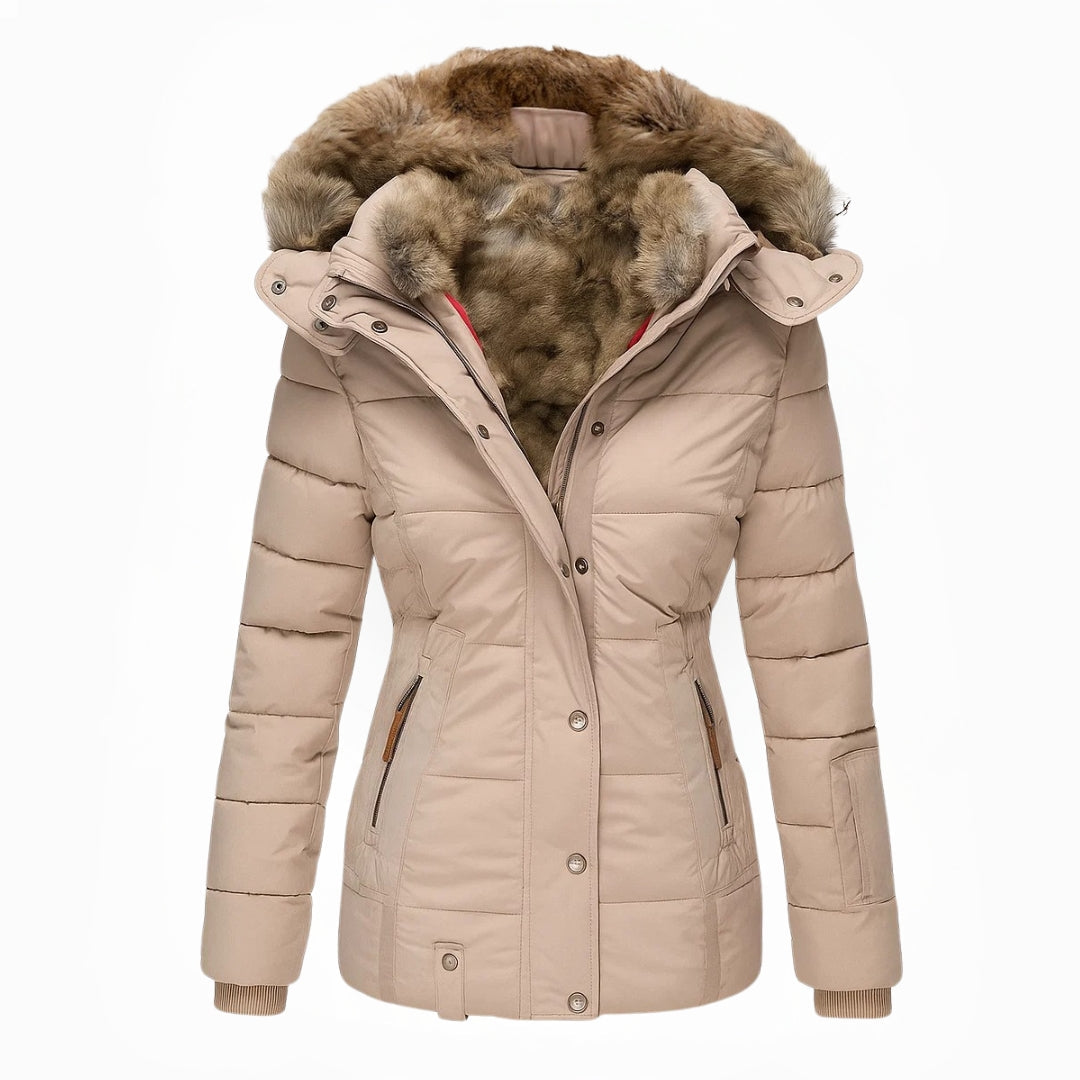 Sloane Hooded Quilted Winter Coat