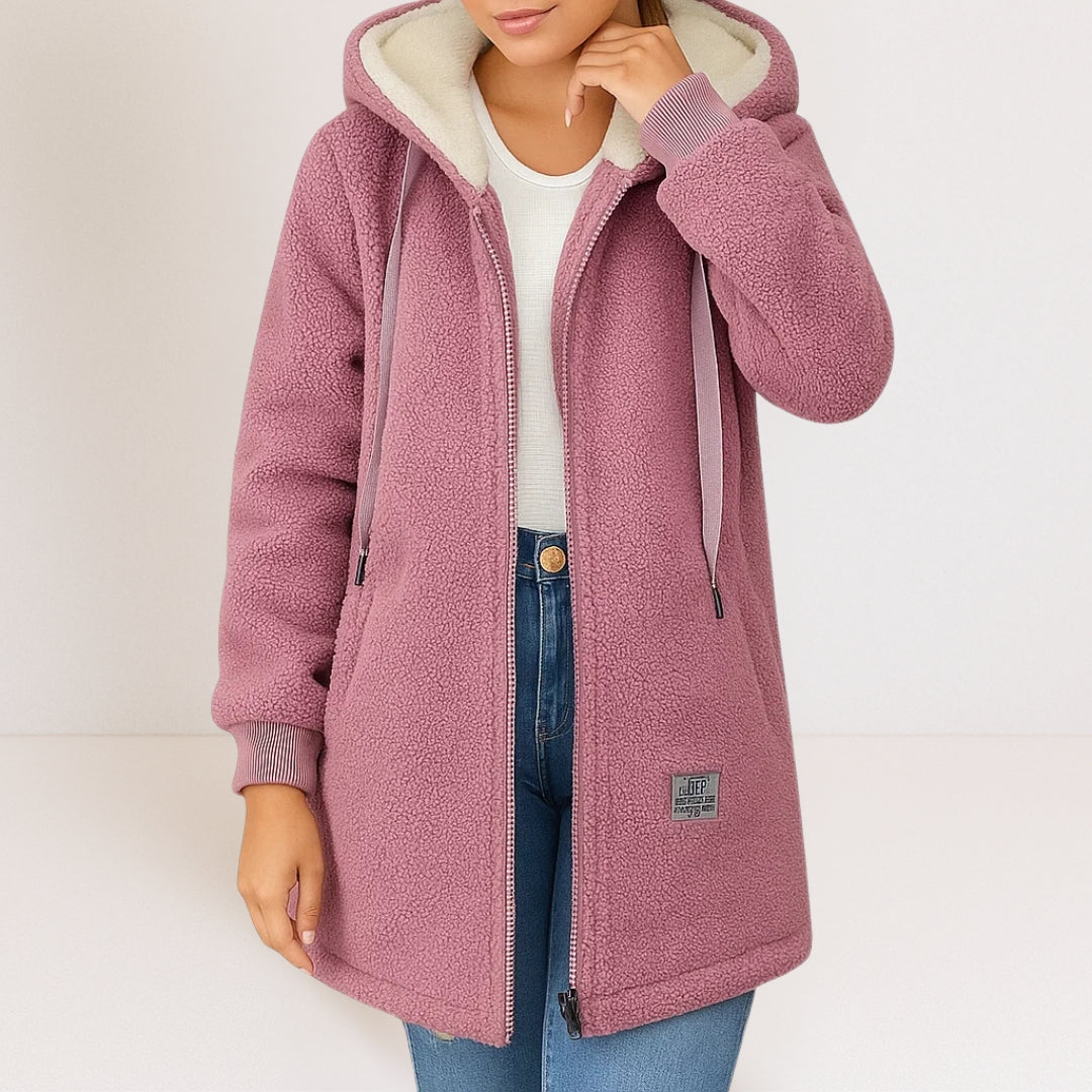 Lila Cozy Hooded Jacket