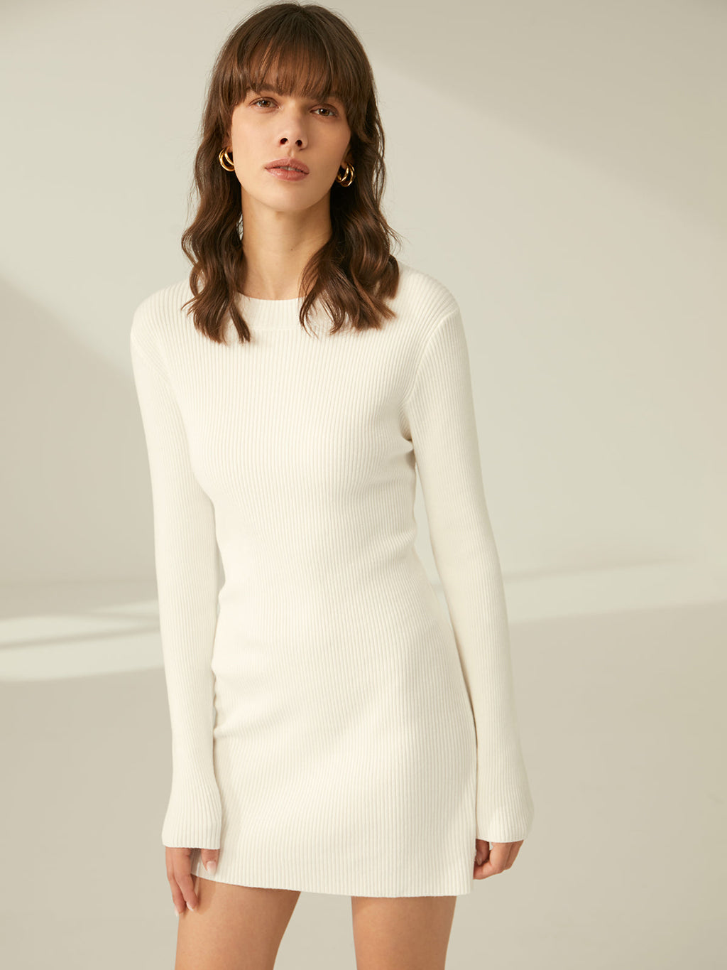 Sienna Ribbed Mini Dress