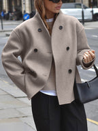 Merel Oversized Button-Down Coat