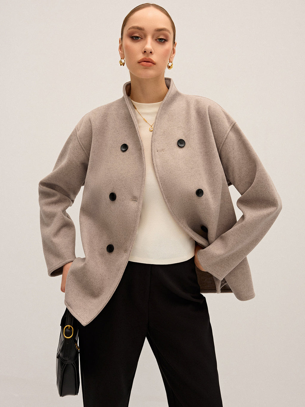 Amélie High-Collar Coat