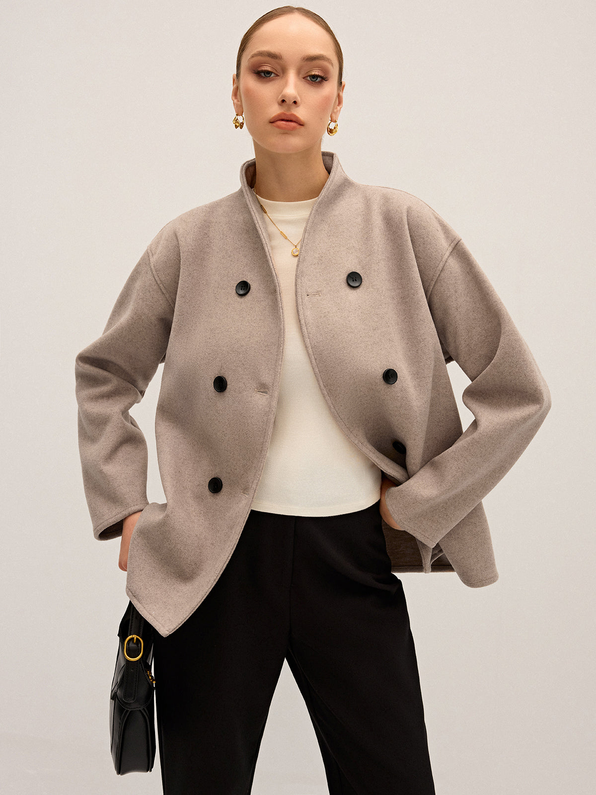 Amélie High-Collar Coat