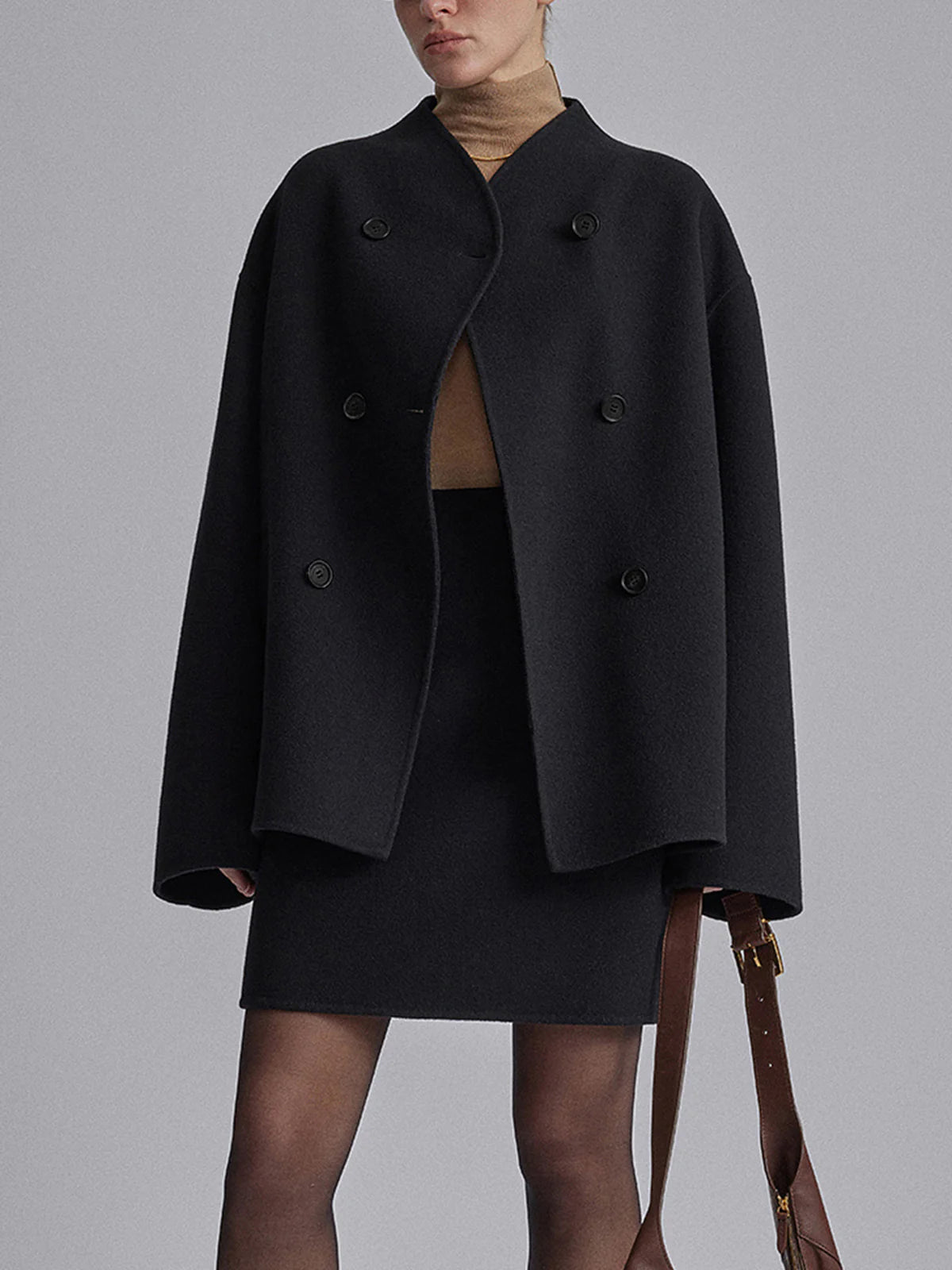 Amélie High-Collar Coat