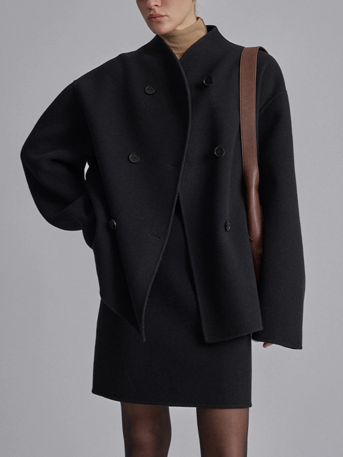 Amélie High-Collar Coat