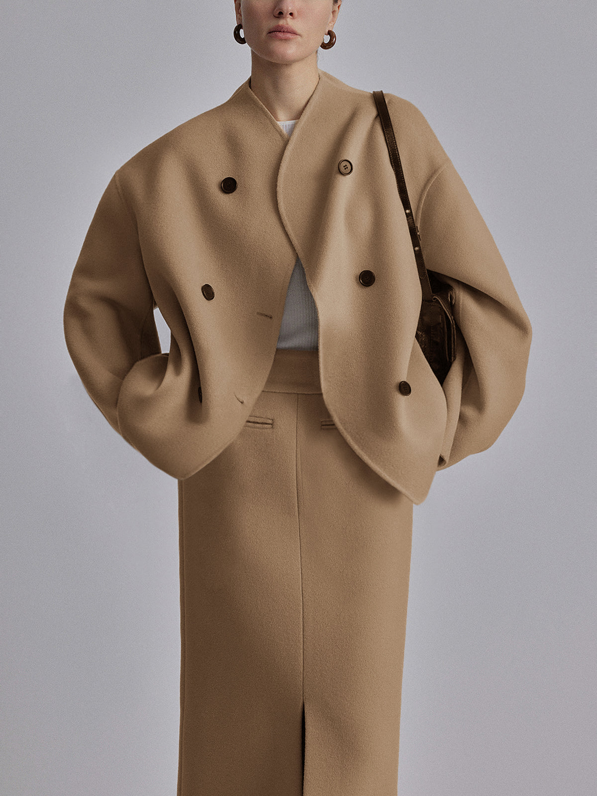 Amélie High-Collar Coat