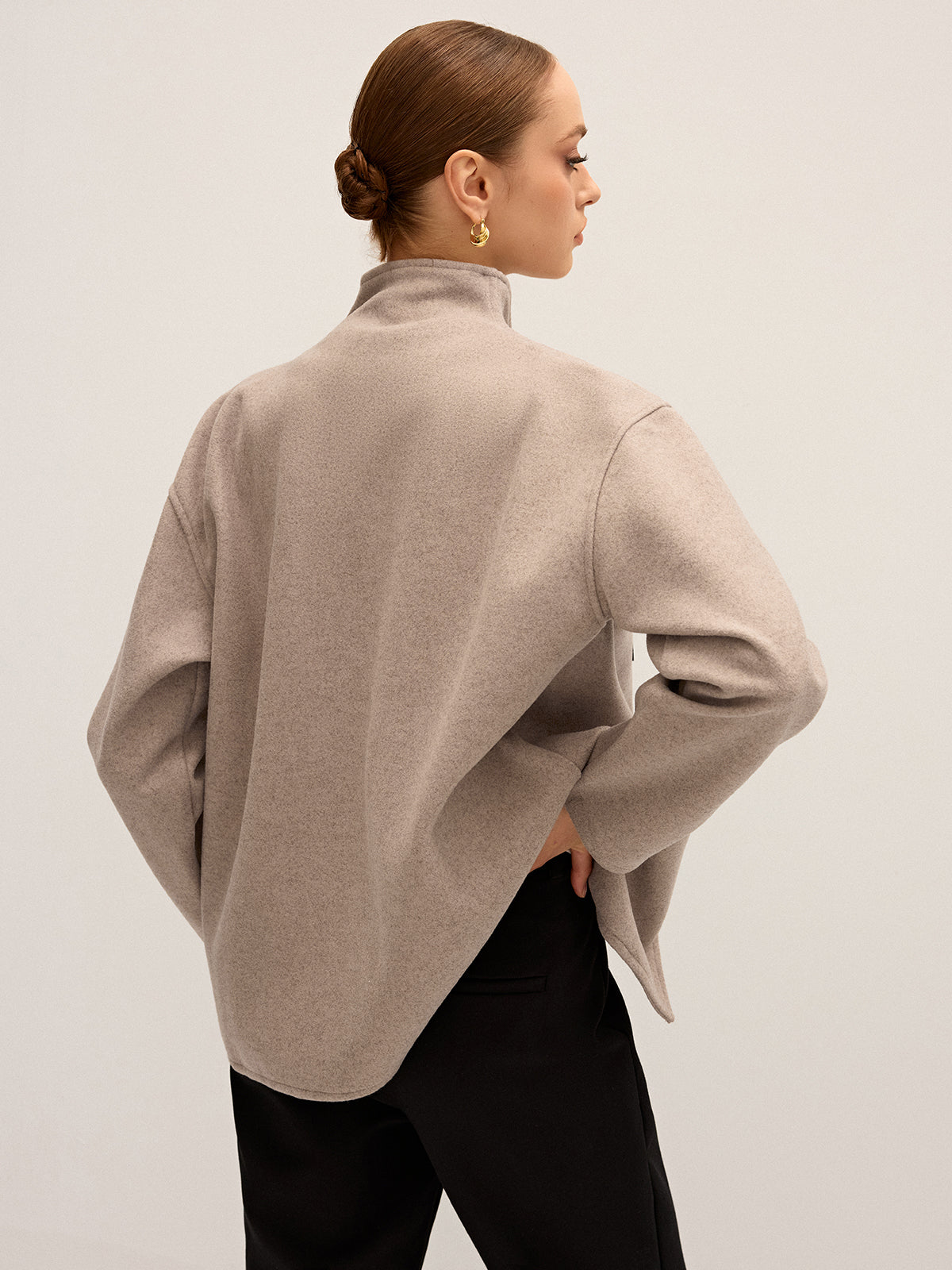 Amélie High-Collar Coat