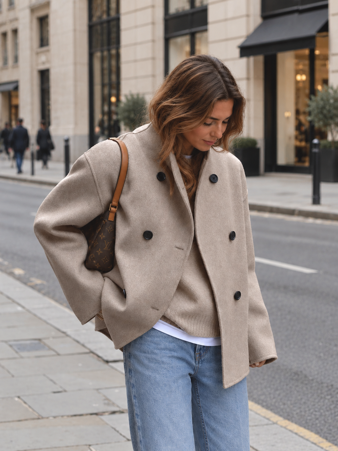 Amélie High-Collar Coat