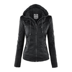 Sybil Hooded Moto Jacket