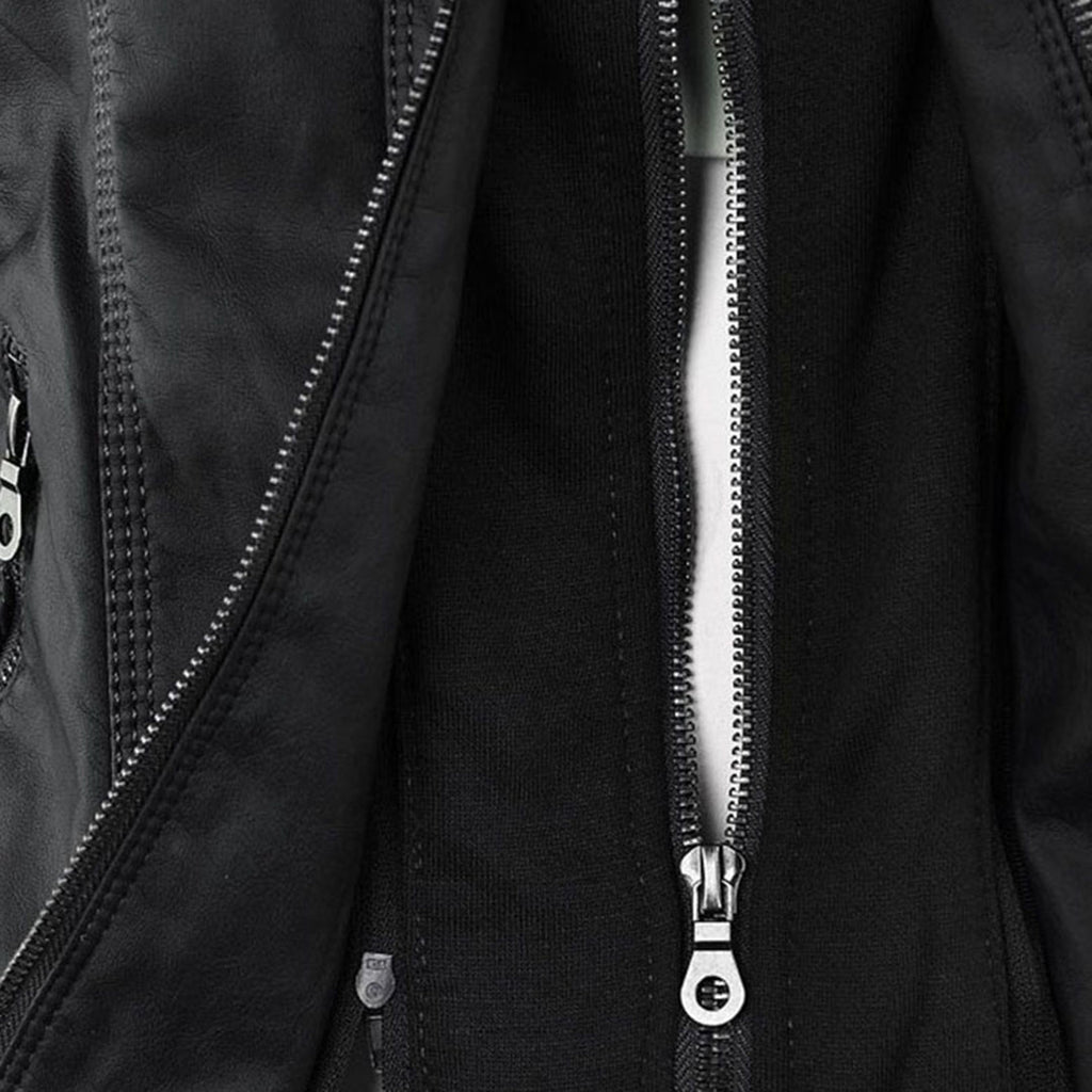 Sybil Hooded Moto Jacket
