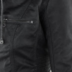 Sybil Hooded Moto Jacket