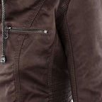 Sybil Hooded Moto Jacket