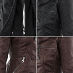 Sybil Hooded Moto Jacket