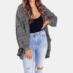 Willow Raw-Hem Flannel Shirt