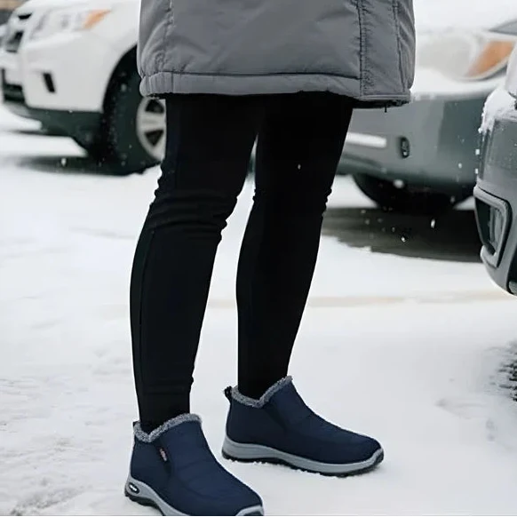 Freya Quilted Waterproof Slip-On Ankle Boots