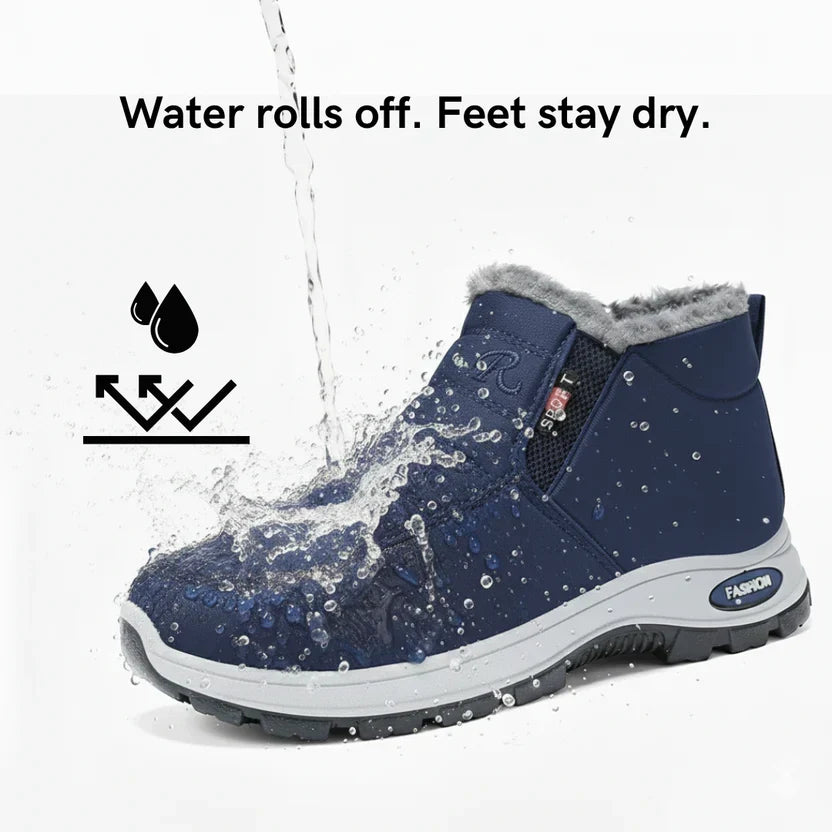 Freya Quilted Waterproof Slip-On Ankle Boots