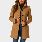 Beatrice Tailored Button Coat