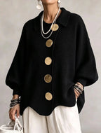 Isadora Oversized Collar Cardigan